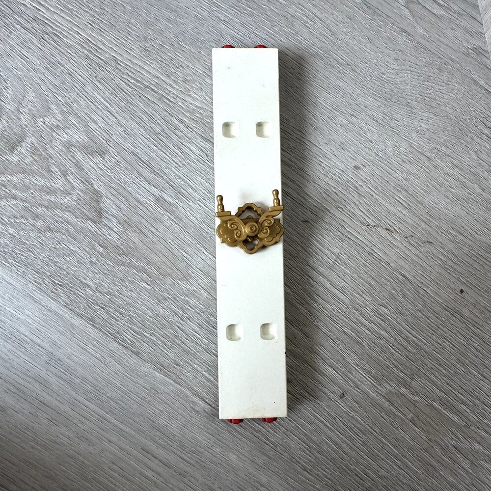 Playmobil Replacement White Column Gold Sconce Wall Lamp Castle Palace